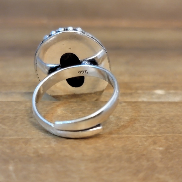 New Red Jasper Ring Women Size 7 Hand Crafted Artisan Native Jewelry Silver 925 - Picture 3 of 3